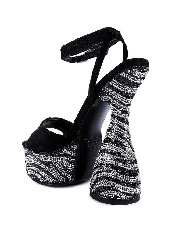 Women's Backstage Ultra Sky High Platform Diamante Sandals