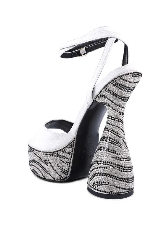 Women's Backstage Ultra Sky High Platform Diamante Sandals