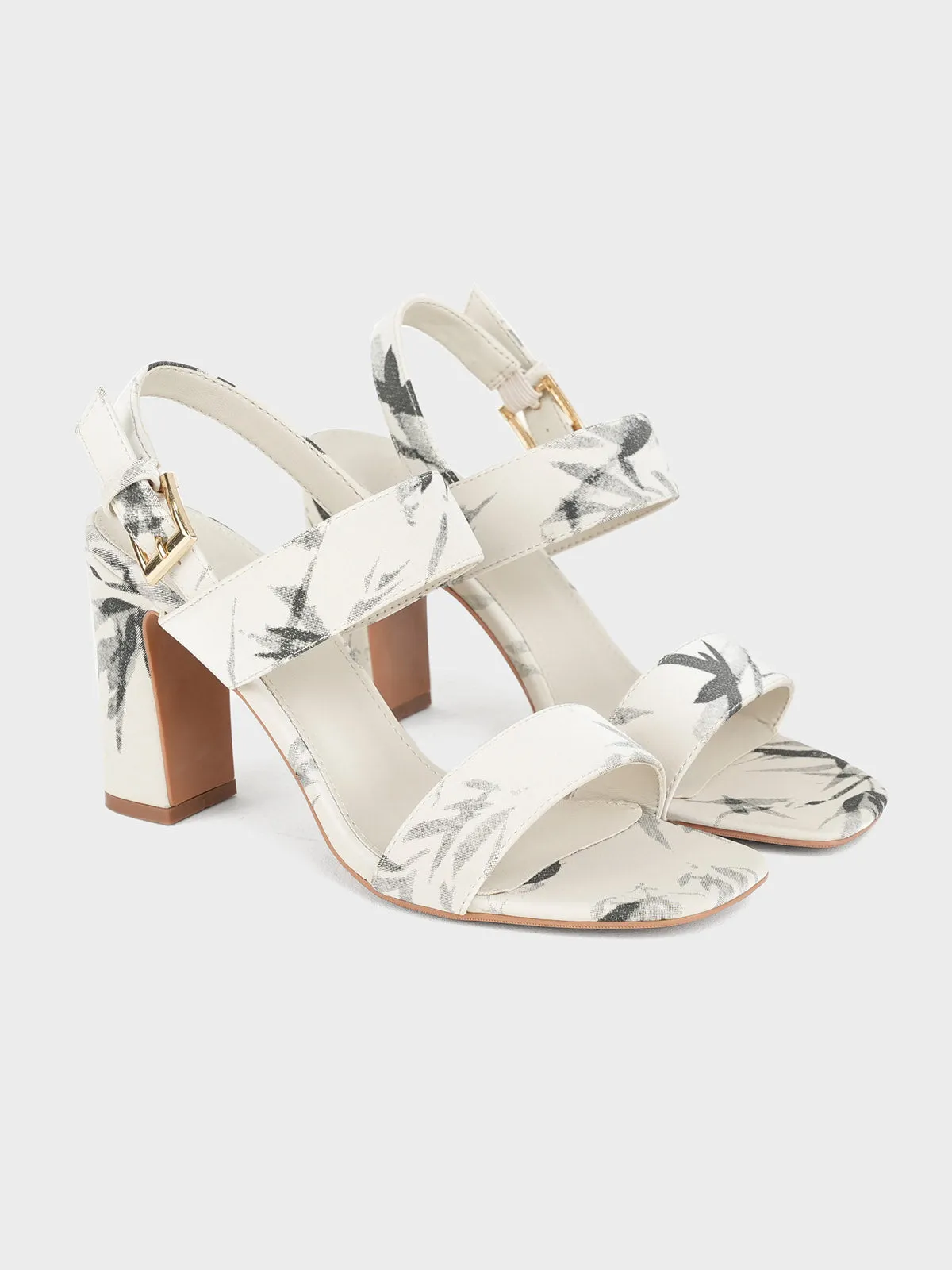Womens "MINU" Block Heels Sandals
