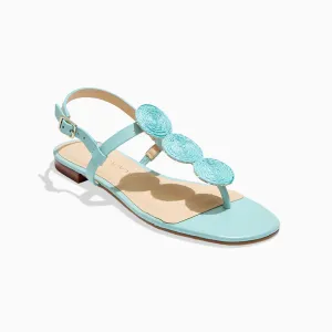Worth Raffia Flat Sandal